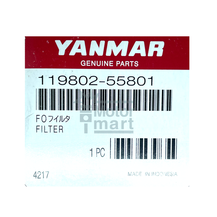 Filtro combustible y119802-55801 - yanmar