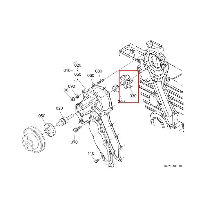 IMPELLER-WATER PUMP